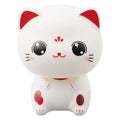 1pcs Solar Powered Automatic Nodding Cute Cat Outline Design And Smiling Eyes Cat For Home Office Car Decordesktop Ornament Qme A