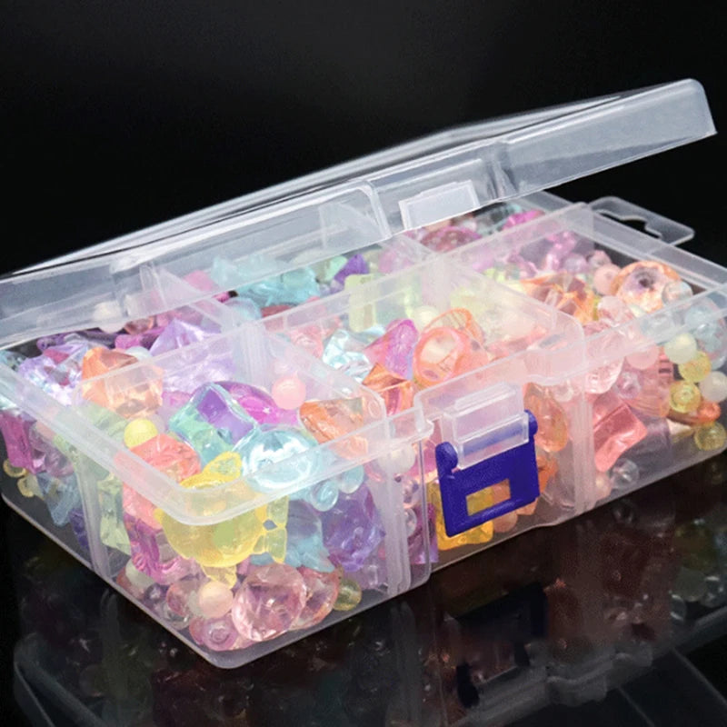 Removable Storage Box Tools Jewelry Fishing Gear Desktop 6-Grid Qme