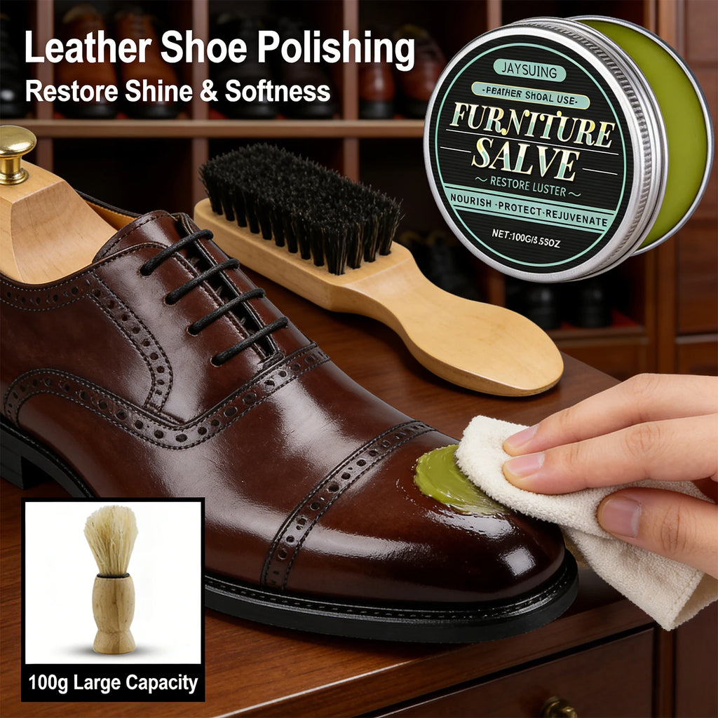 Leather Furniture Care Ointment Deeply Nourishing Leather Fiber Restoring Softness Remove Scratches High-End Leather Maintenance Qme