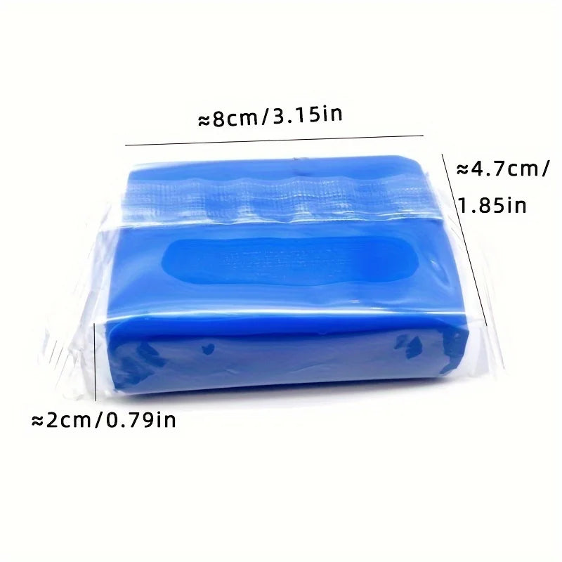 4 Pcs 3.53oz Clay Bar Car Detailing Clay, Auto Blue Detailing Magic Clay Bars Cleaner With Washing And Adsorption Capacity Qme