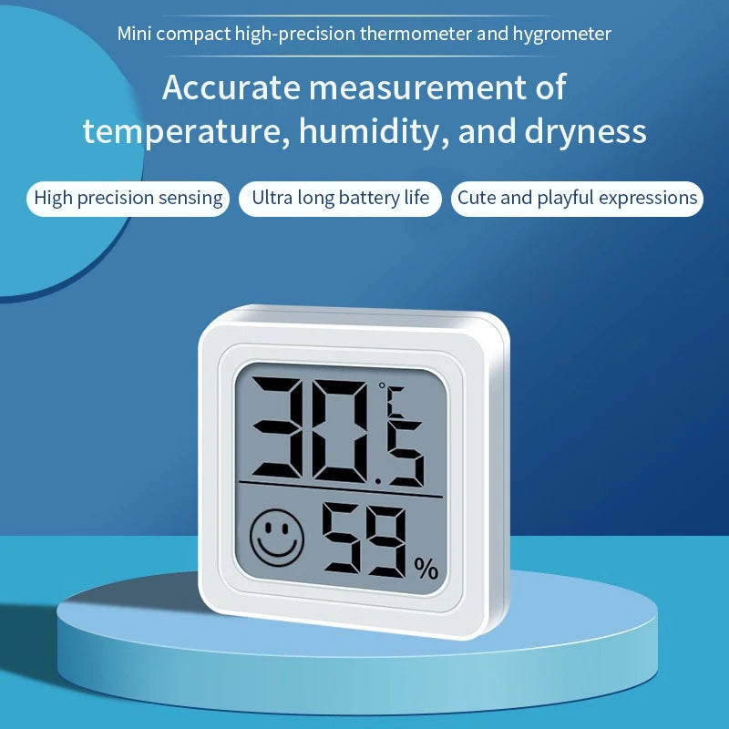 LCD Digital Thermometer Hygrometer Indoor Room Electronic Temperature Qme