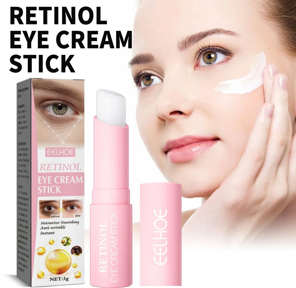 Retinol Eye Cream Stick Lifting Fade Fine Line Remove Dark Circles Eye Bags Anti Puffiness Moisturizing Smoothing Eye Skin Care Qme Default Title