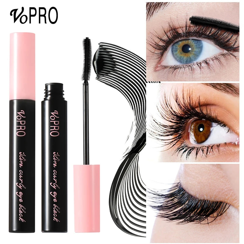 1PC/2PCS Long Lasting Waterproof Mascara,Volumizing & Lengthening,Defining,Curling,Fast Drying,Smudge Proof,Eye Makeup Qme