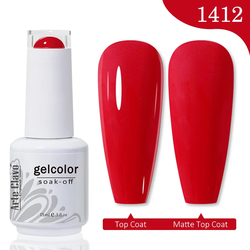 Arte Clavo Gel Nail Polishes Pink Nude Hybrid Lak Manicure