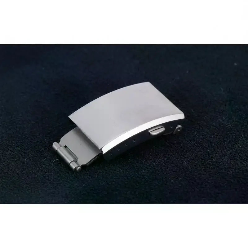 16 18 20 Stainless Steel Brushed Folding Safety Buckle Double Lock Qme