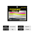 Bionic Small Fish Silicone Soft Fishing Lure Artificial Loach Bait Qme Multicolor