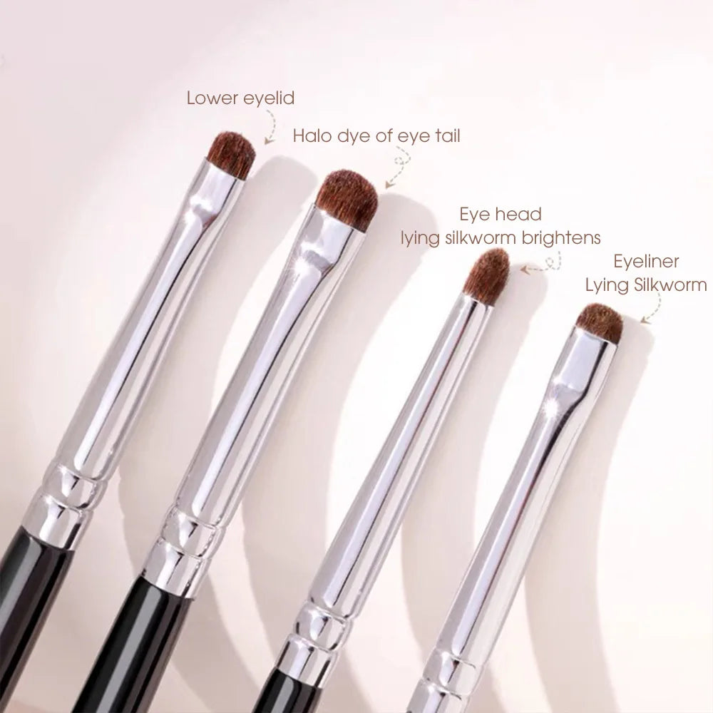 Detail Small Eyeshadow Make Up Brush Pony Hair Precision Eye Shadow Qme