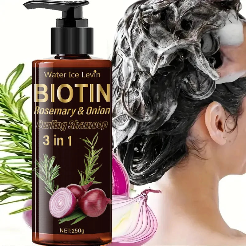 Onion Rosemary Natural Shampoo Moisturize Hair Add Shine Gently Qme