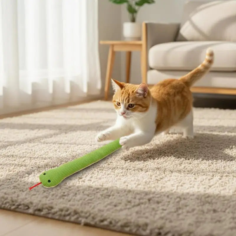 Dog Toy Snake Interactive Crinkle Sound Cat Kick Pet Indoor Kitten Qme Default Title