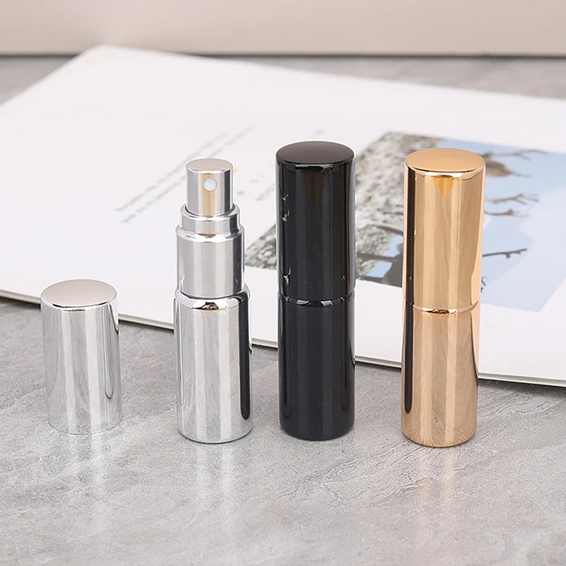 Refillable Perfume Bottle Aluminum Atomizer Spray Bottles10ML Sample Qme