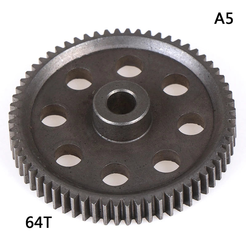 HSP Steel Metal Spur Differential Main Gear 17T/21T/26T/29T/64T Pinion Gear Qme style 7