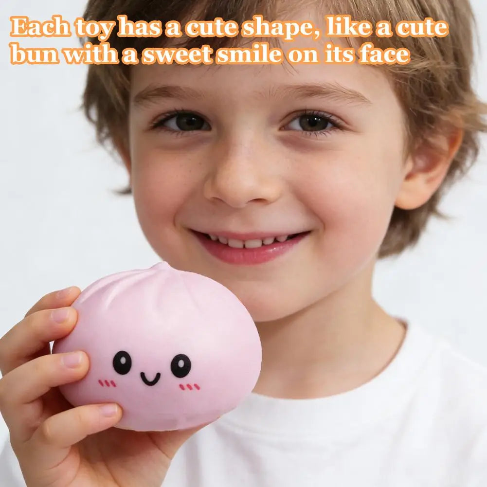 Realistic Giant Steamed Bun Squeezable Toy Simulation Food Squishies Qme