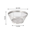 Stainless Steel Rice Washing Sieve Fine Mesh Basket Kitchen Colander Qme 19cm