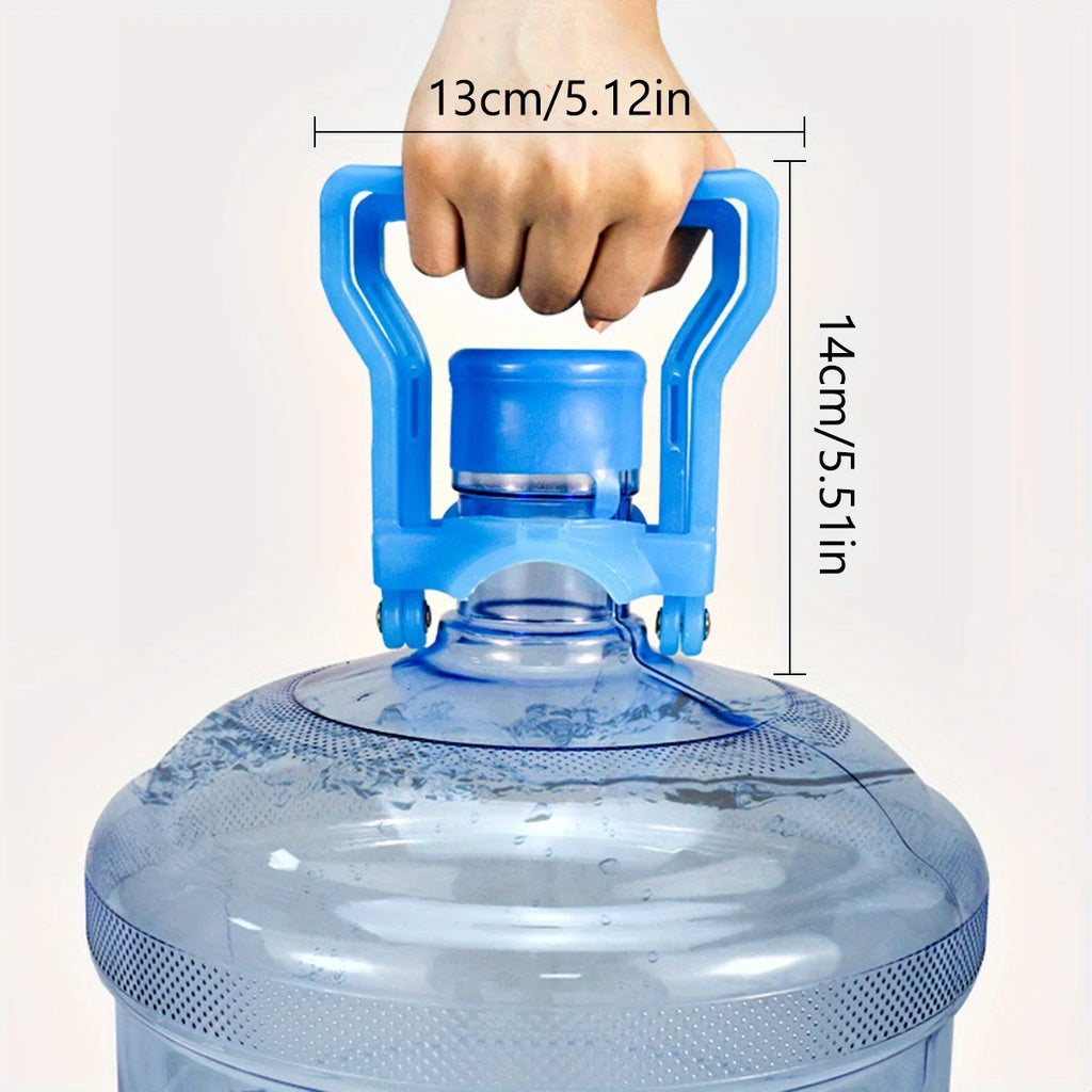Barreled water pail carrying ring large bucket water handle mineral spring pure bucket water lift household thickening saves Qme Blue