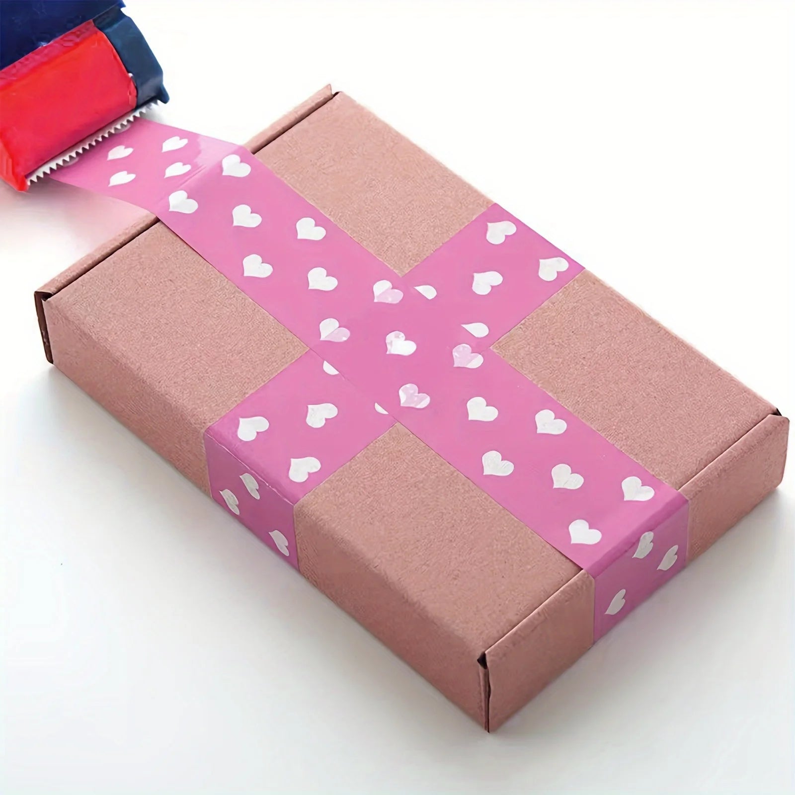 Packaging Tape, Gift Tape, Love Packaging Tape Printed Tape, Suitable for Gift Box Packaging, Express Delivery, Warehouse, Qme