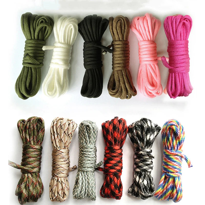 10Meters Outdoor Camping Survival Lanyard 550 7 Cores Cord Dia Qme