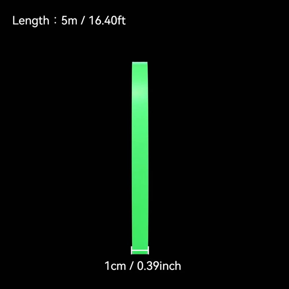 5m Luminous Tape Glow In Dark Anti Slip Tape 1-4cm Waterproof Photoluminescent Tape For Stair Treads Floor Marking Night Guide Qme 1cmx5m 3pcs