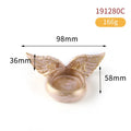 Retro Angel Wing Resin Candle Cup Classic Home Decoration Ornament Qme pink M 1Pc