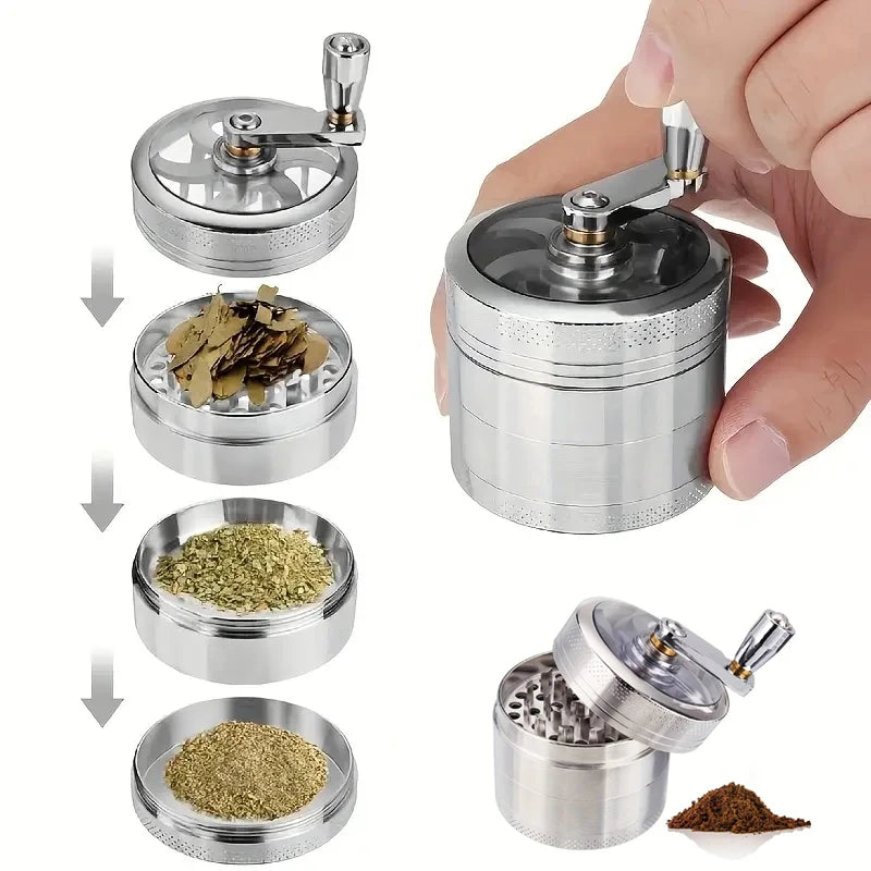 Multifunctional Coffee Nut And Hard Spice Grinder For Nutmeg Ginger Rock Salt And Peppercorn Hand Tools Crushers Kitchen Tools Qme