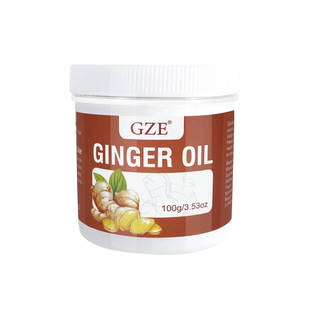 GZE Ginger Hair Strengthens Care Essential Oil, Ginger Hair Serum, Healthy Hair Root To Tip Turmeric Essence Qme GZE GINGER OIL