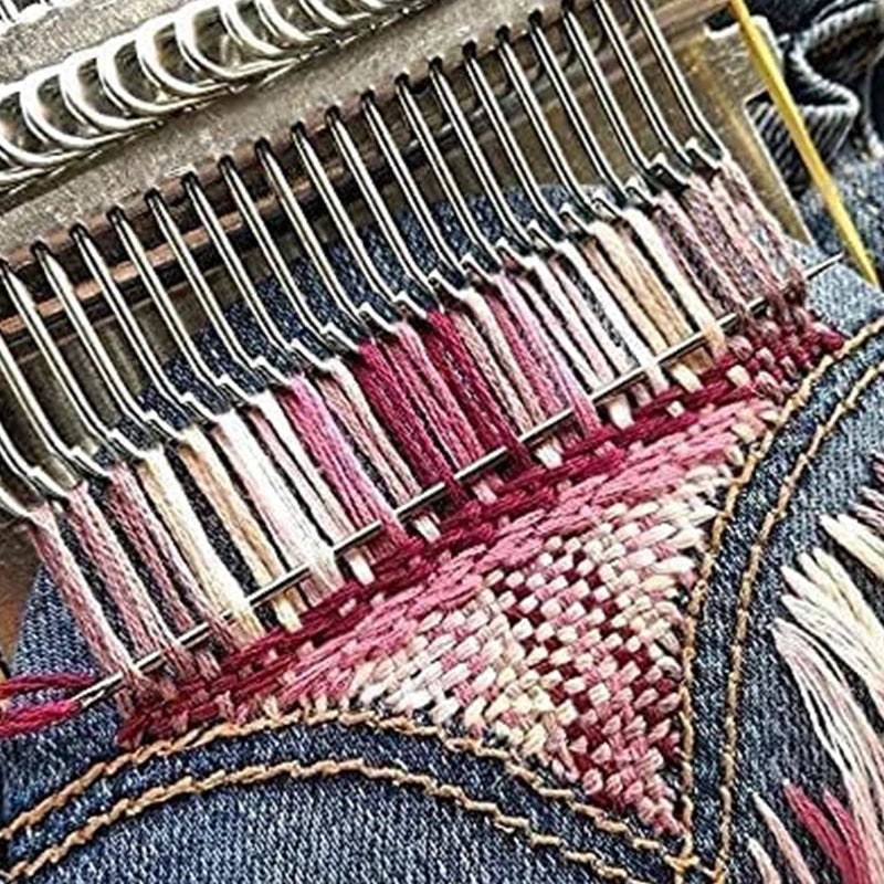Diy Creative Braiding Patching Machine Hand Knitting Wooden Speed Weve Type Small Loom Tool Stitching And Knitting Loom. Qme