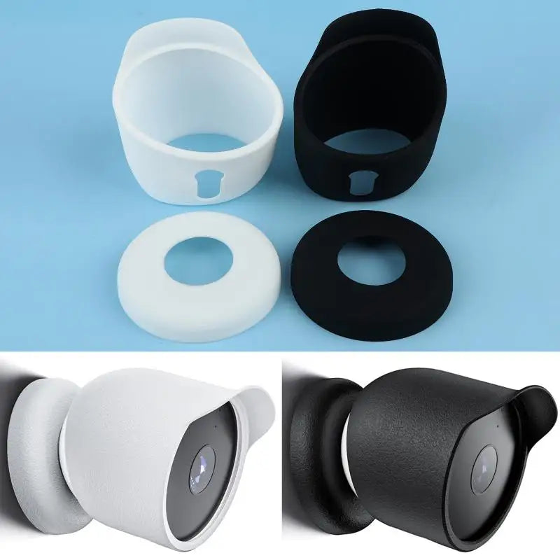 Waterproof Silicone Protective Cover Camera Sleeve Shockproof Qme White