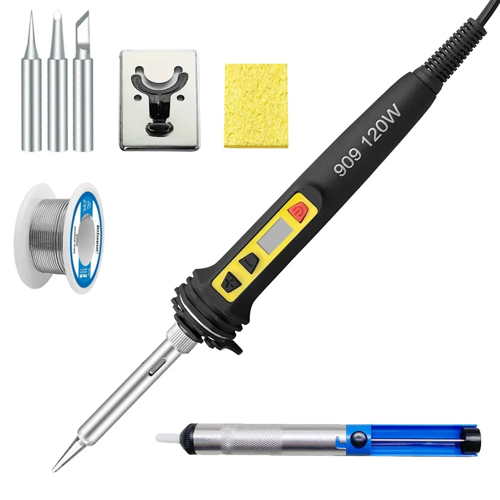 100W 120W 150W Digital Soldering Iron Repair Welding Tool Calibration Qme