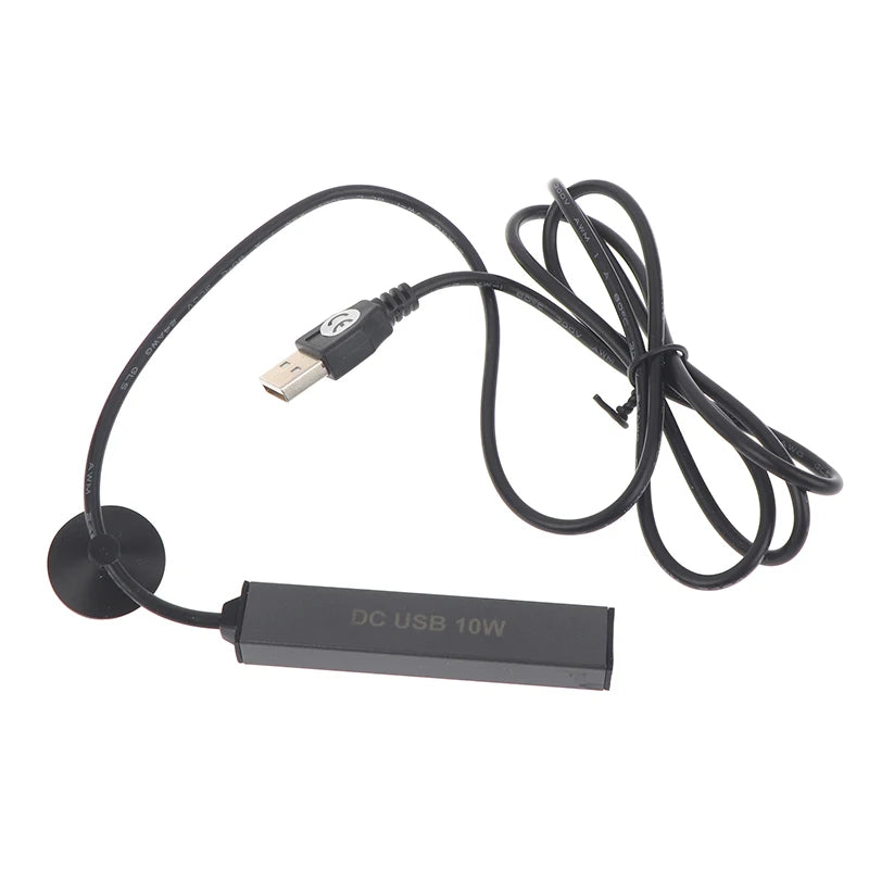 Regulator Thermostat Heater 5 10W USB Mini Aquarium Heating Rod Small Qme 10W