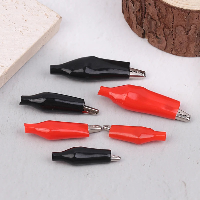 25 35 Metal Alligator Clip Crocodile Electrical Clamp Testing Probe Qme