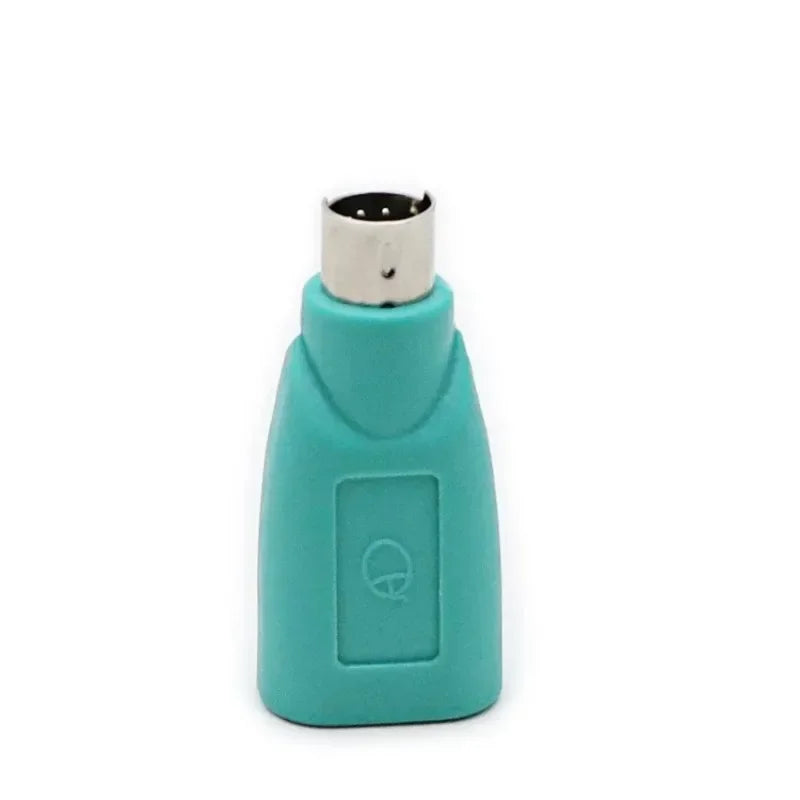 10pcs PS2 Male To USB Female Conversion Plug PS2 Male Round Head Mouse Keyboard Interface Converter Transmission Qme