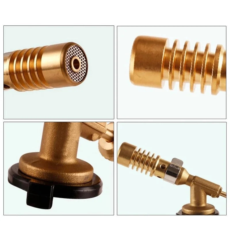 Butane Gas Burner Flame Torch Autoignition Lighter Cooking Soldering Qme
