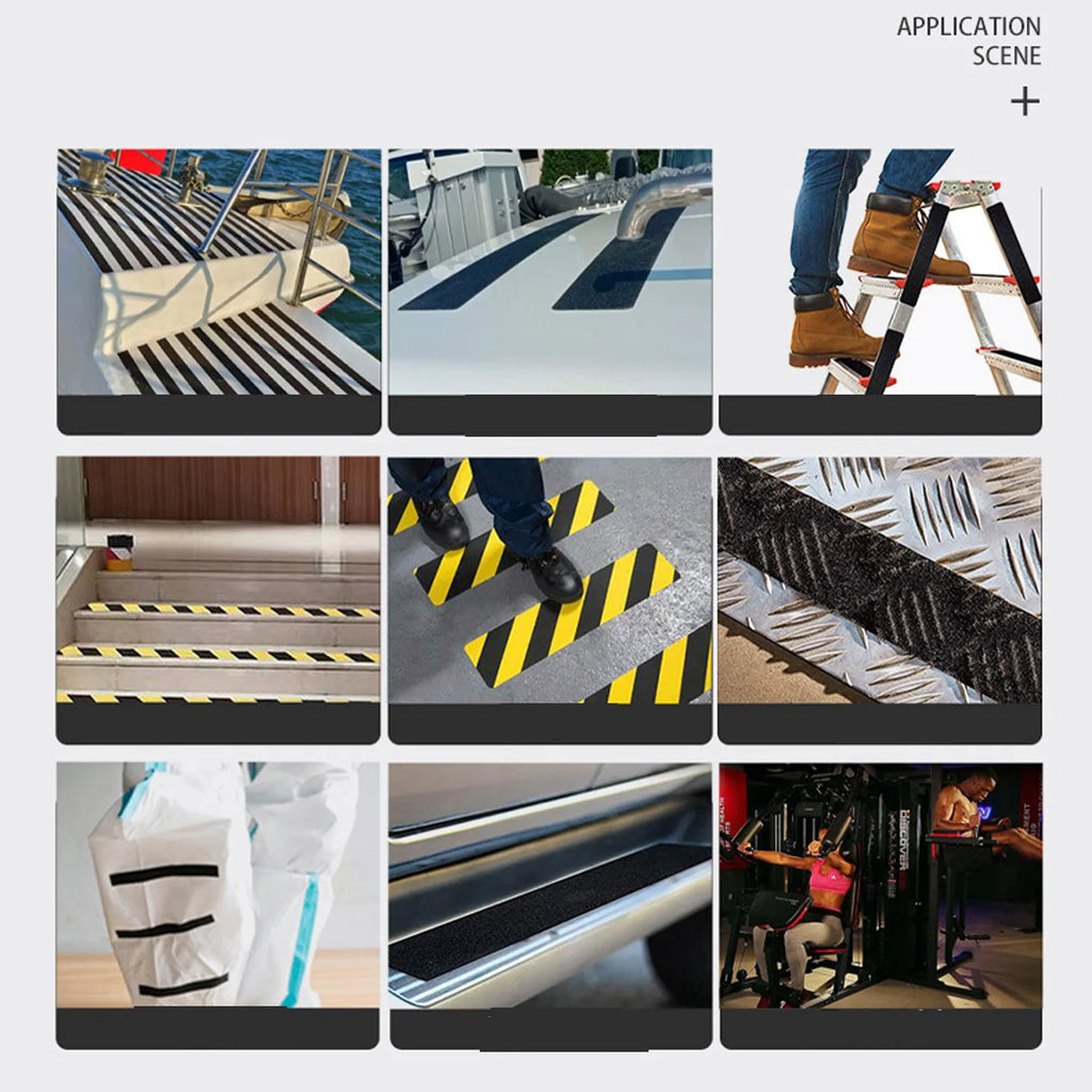 Anti Slip Traction Tape Waterproof Adhesive for Stairs, Tread Step, Indoor, Outdoor Qme
