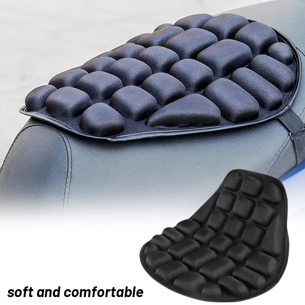 HOT SALE Motorcycle Seat Cushion Black Foam Soft Comfortable Breathable Seat Covers Mats Motorcycles Electric Bike Qme