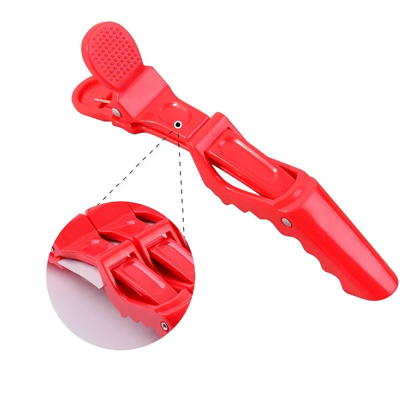 Alligator Hair Clip Hairdressing Clamps Plastic Claw Hairpins Barber Qme