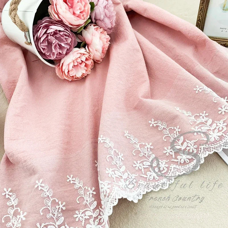 Female Women Apron Cotton Linen Aprons Dress Garden Cafe Kitchen Cooking Florist Palace Style Vintage Fashion Dress Aproning Qme