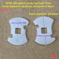 10Pcs Plastic LED Insulation Gasket Stator Spacer For 3535 5050 7070 L2 XPL XPG 50 70 Series LED Emitter Diodes Electronic Qme A4