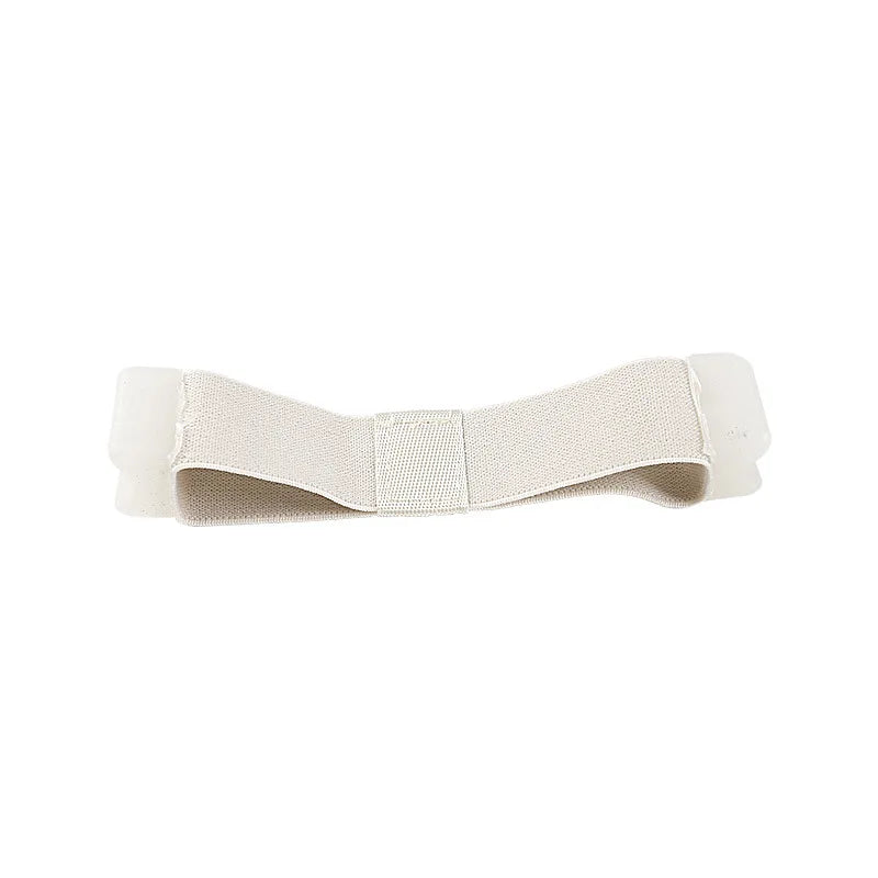 Hallux Valgus Corrector Big Toe Stretcher Separator Bunion Soothing Qme Beige Single Hole