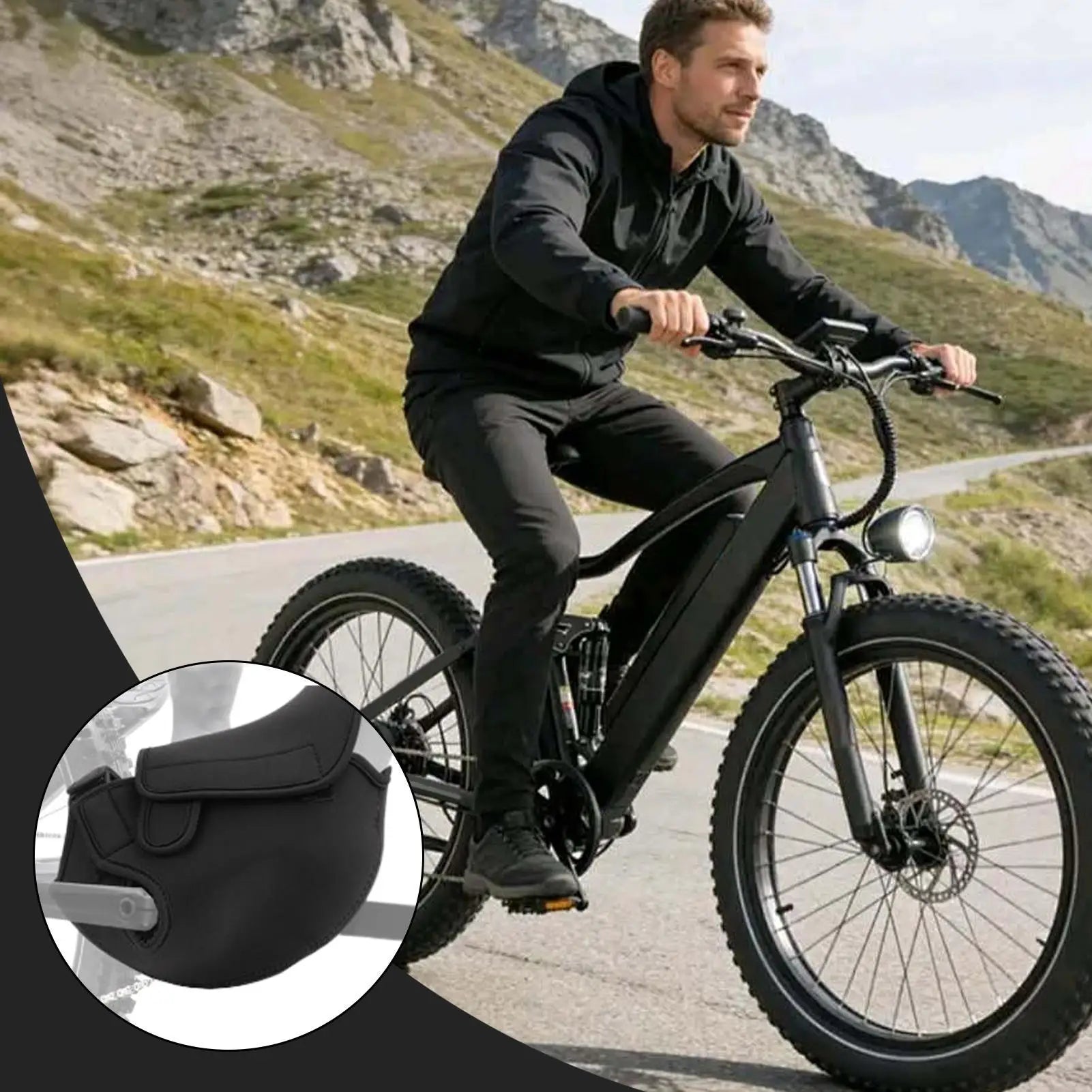 E-bike Engine Cover Windproof Waterproof Protection Electric Bike Qme