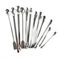 Stainless Steel Lab Spoon Spatula Laboratory Sampling Mixing Micro Qme One Size