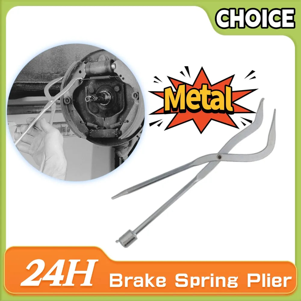 Car Drum Brake Pipeline Brake Shoe Return Spring Repair Vehicle Disassembly Tool Workshop Tool Installation Tool Plier Qme