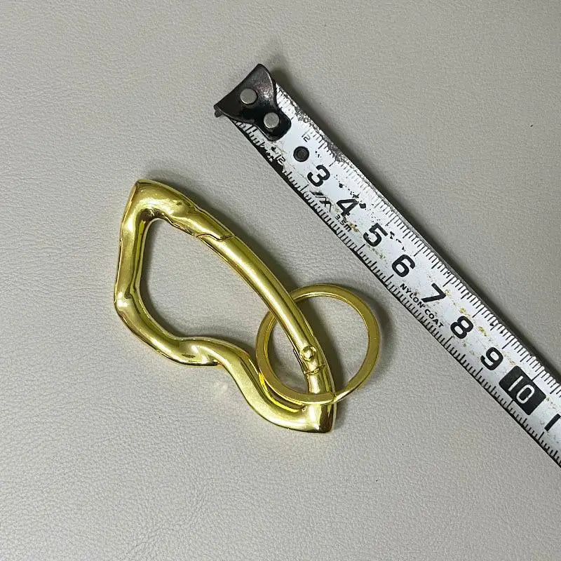 Zinc Alloy Bag Charm Trinkets Keychain Cross Carabiner Keychain Camping Hiking Outdoor Climber Waist Pendant Accessories Gift Qme A14