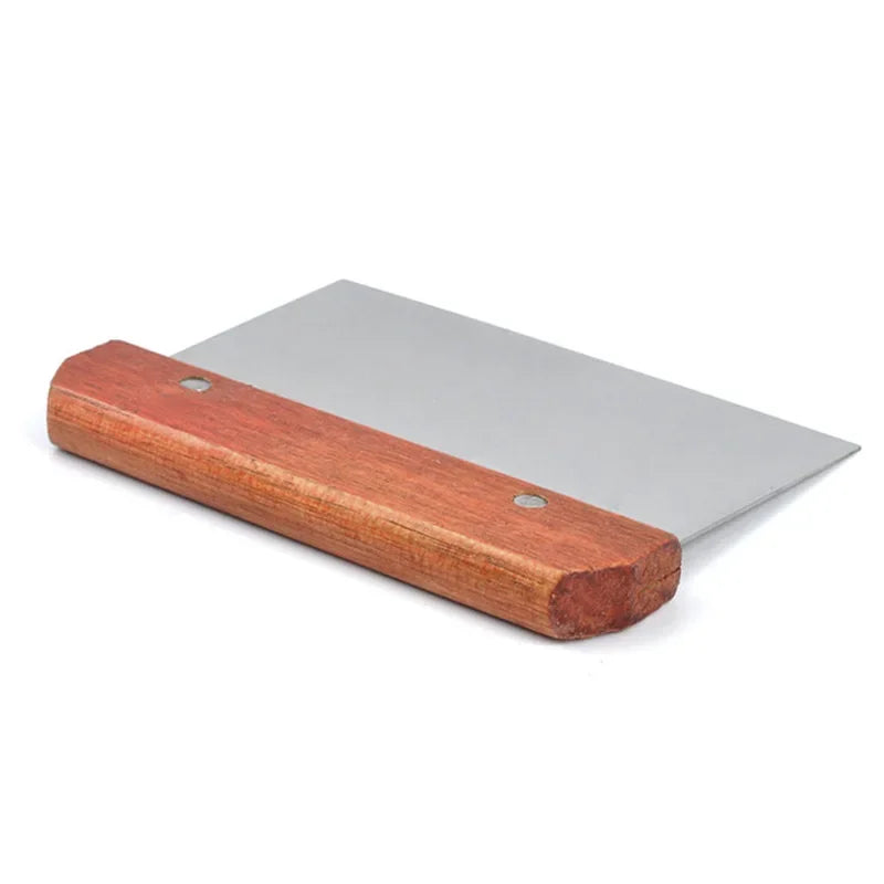 Stainless Steel Pasty Cutters Noodle Knife Cake Scraper Scale Baking Qme