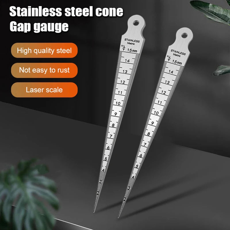 Feeler Gauge Taper 1- Steel Inner Diameter Ruler Hole Measuringtool Qme