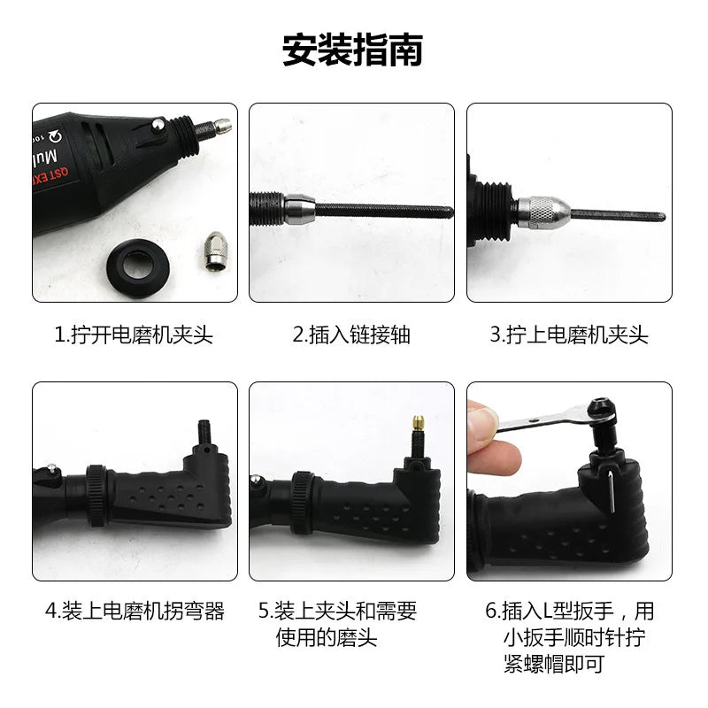 Right Angle Converter Attachment Dremel Tool Accessories Rotary Tools Qme