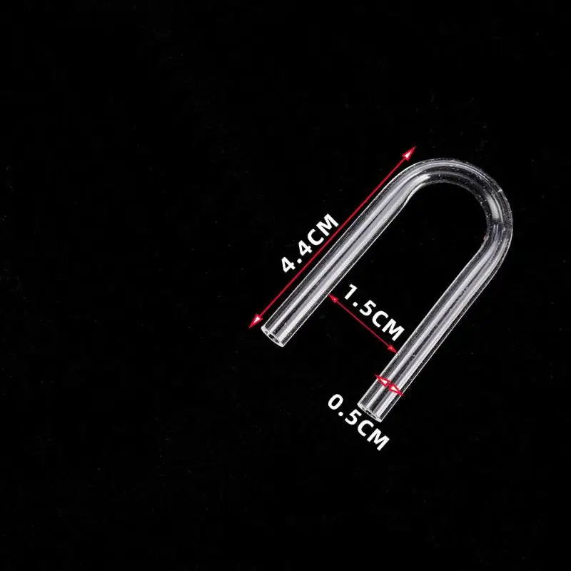 Air Tube Filter Connecting Accessories U Shape Acrylic Aquarium Qme