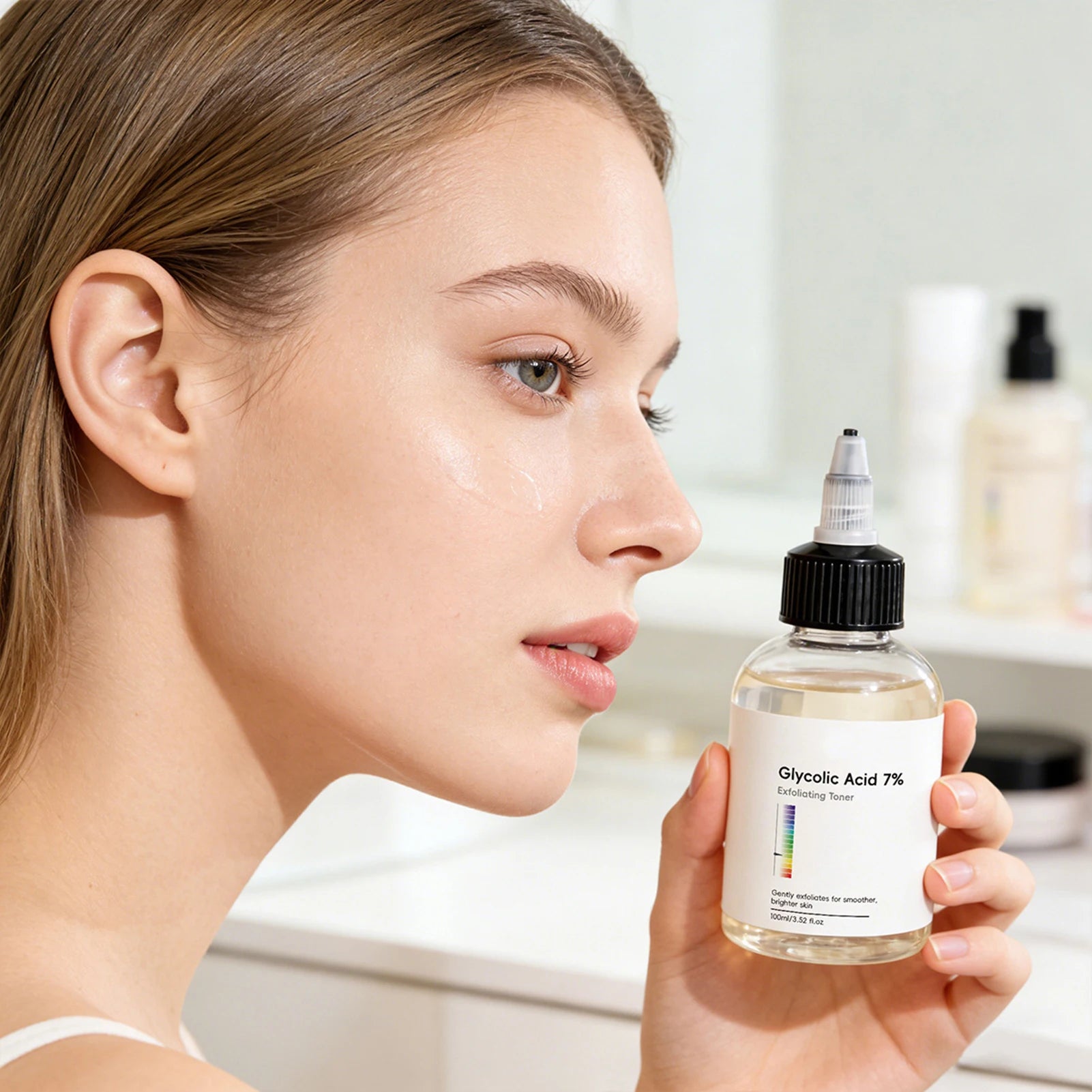 Pore Refining Essence Acid Shrink Pores Facial Serum Firm Qme