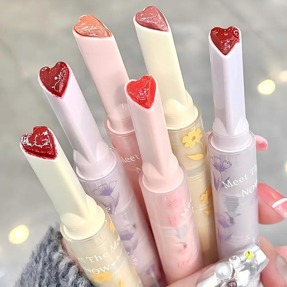 Gege Bear Flower Language Honey Heart Lipstick Love Shiny Qme