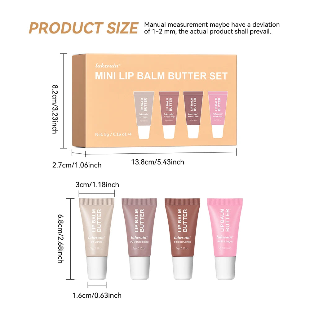 Mini Lip Balm Butter Summer Moisturizing Glossy Oil Qme