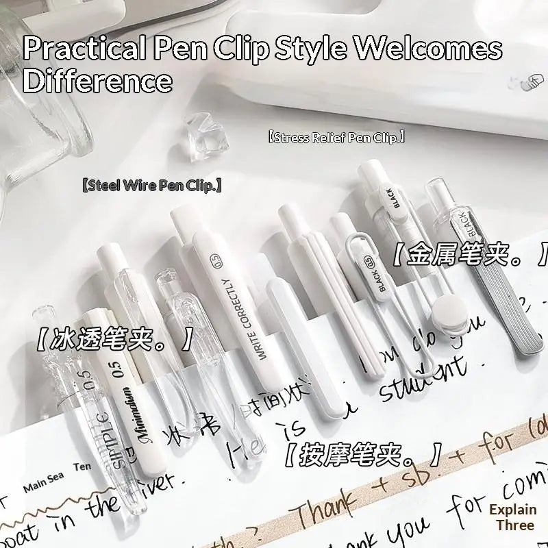 Gel Ink Pens Fast Dry Smoothly Write Journals Notes Business Papers Qme