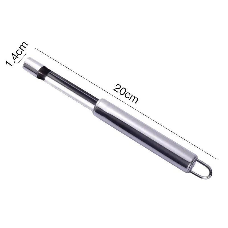 Stainless Steel Corer Fruit Seed Core Remover Pear Seeder Slicer Qme A3